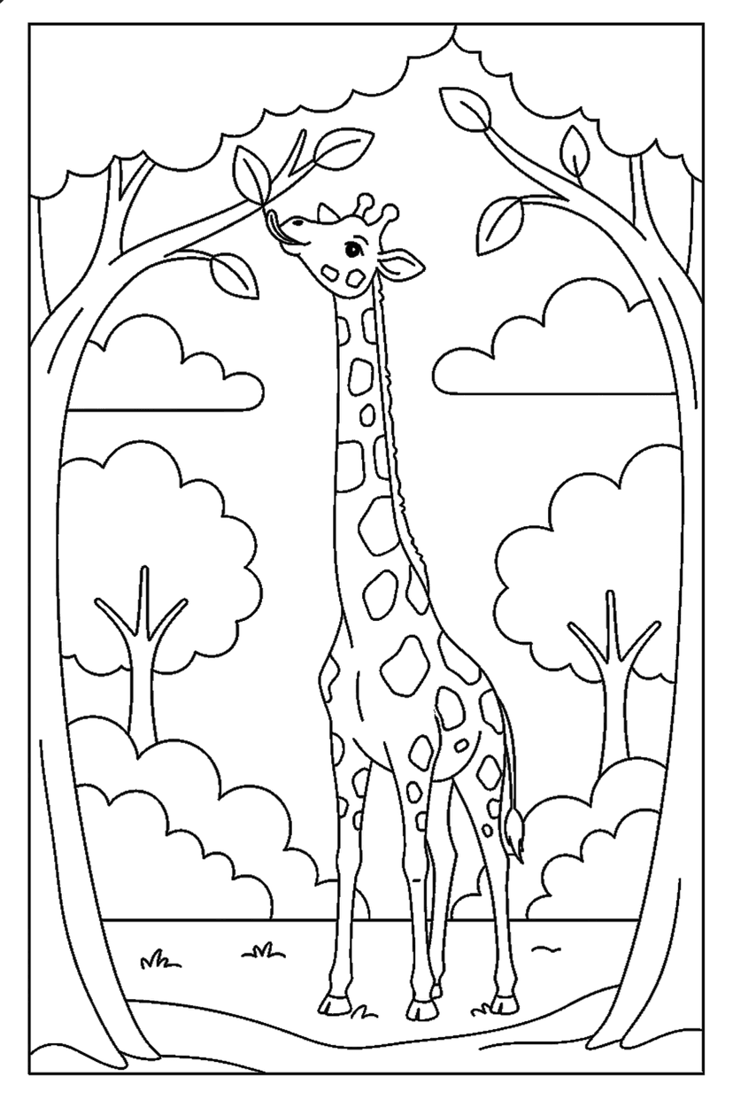 Coloriage à imprimer : Coloriages animaux, dessin 2