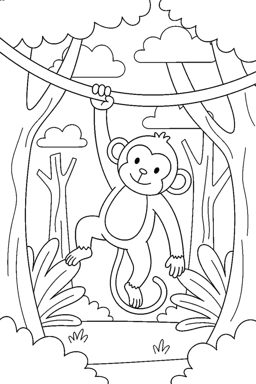 Coloriage à imprimer : Coloriages animaux, dessin 5