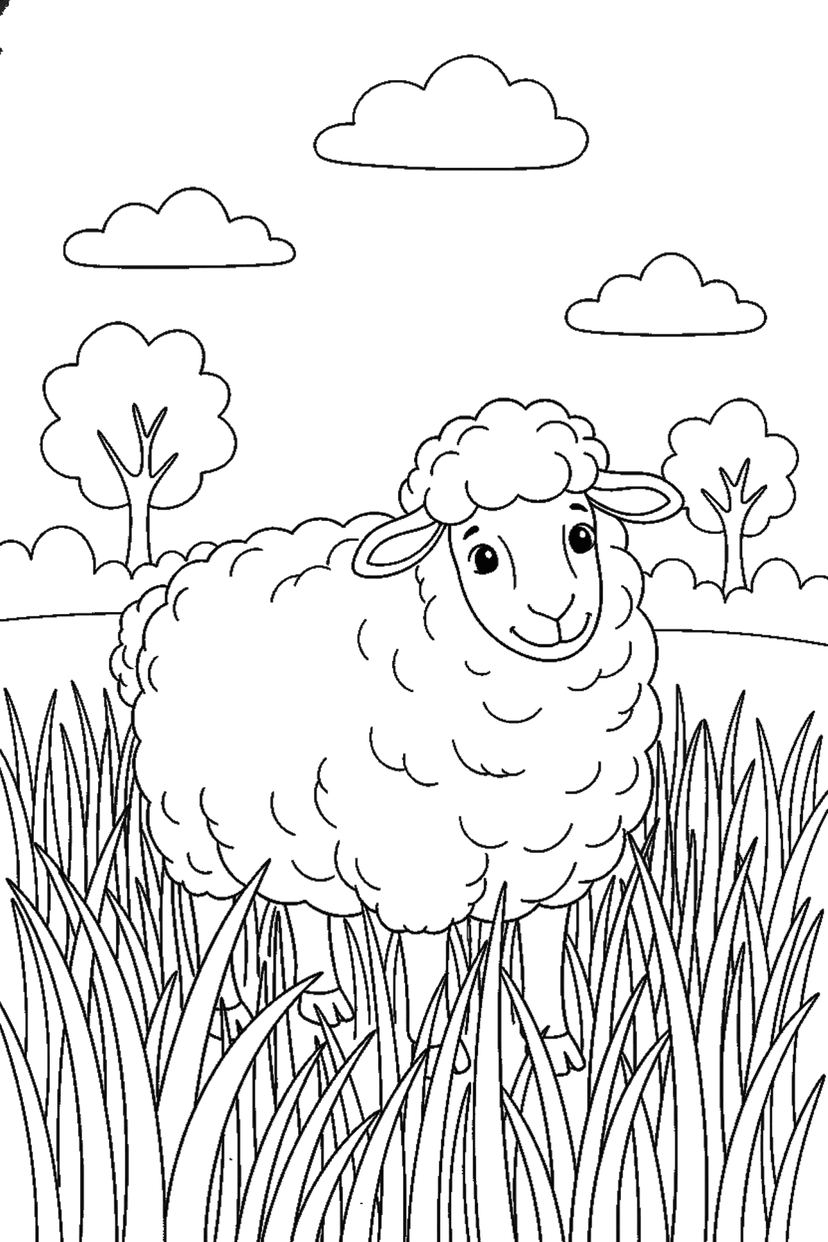 Coloriage à imprimer : Coloriages animaux, dessin 7