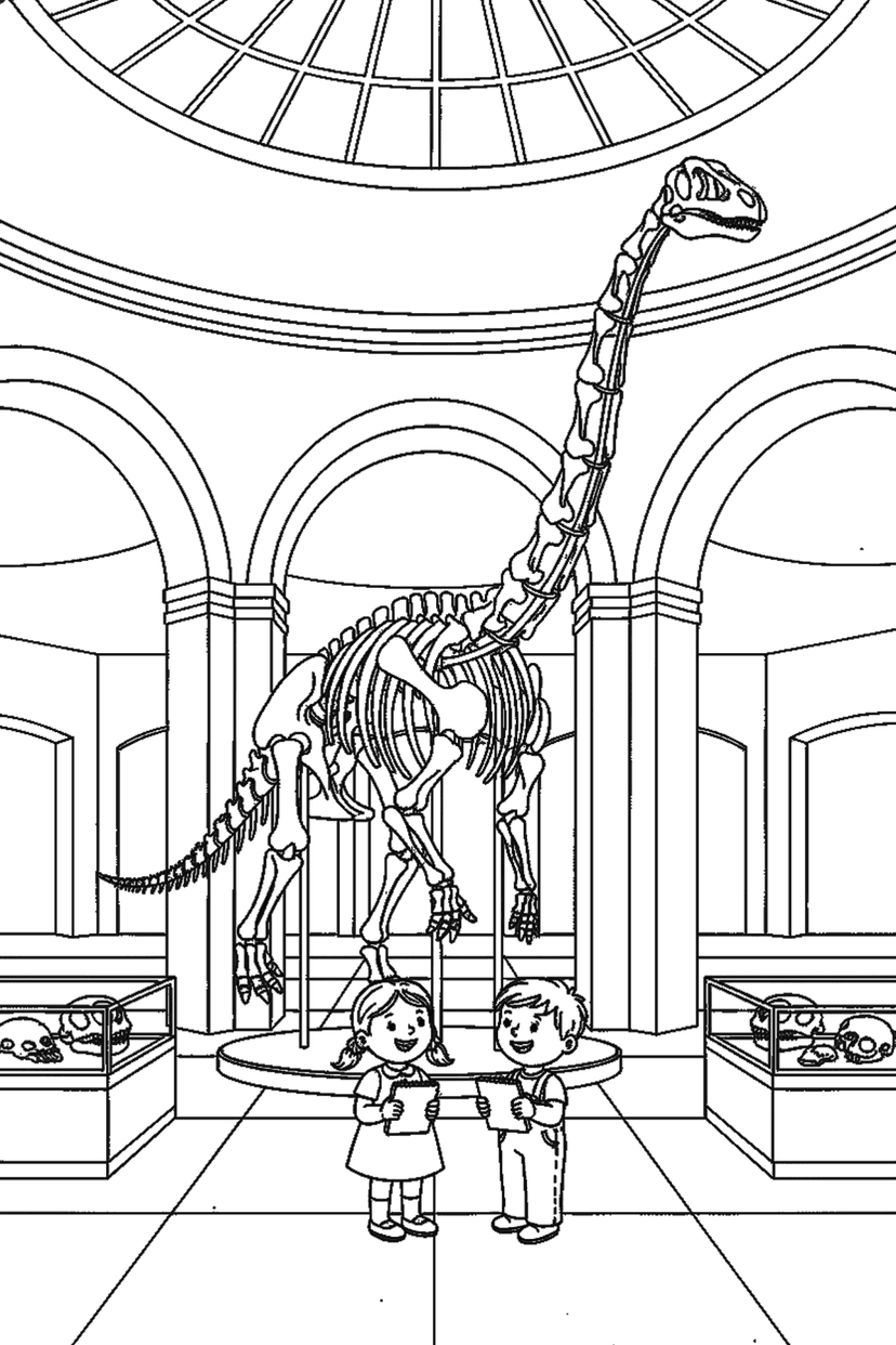 Coloriage à imprimer : Coloriages dinosaure, dessin 10