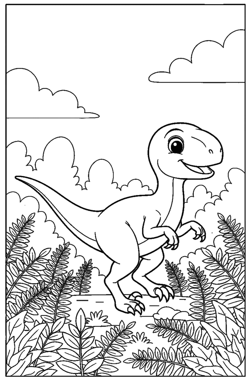 Coloriage à imprimer : Coloriages dinosaure, dessin 7
