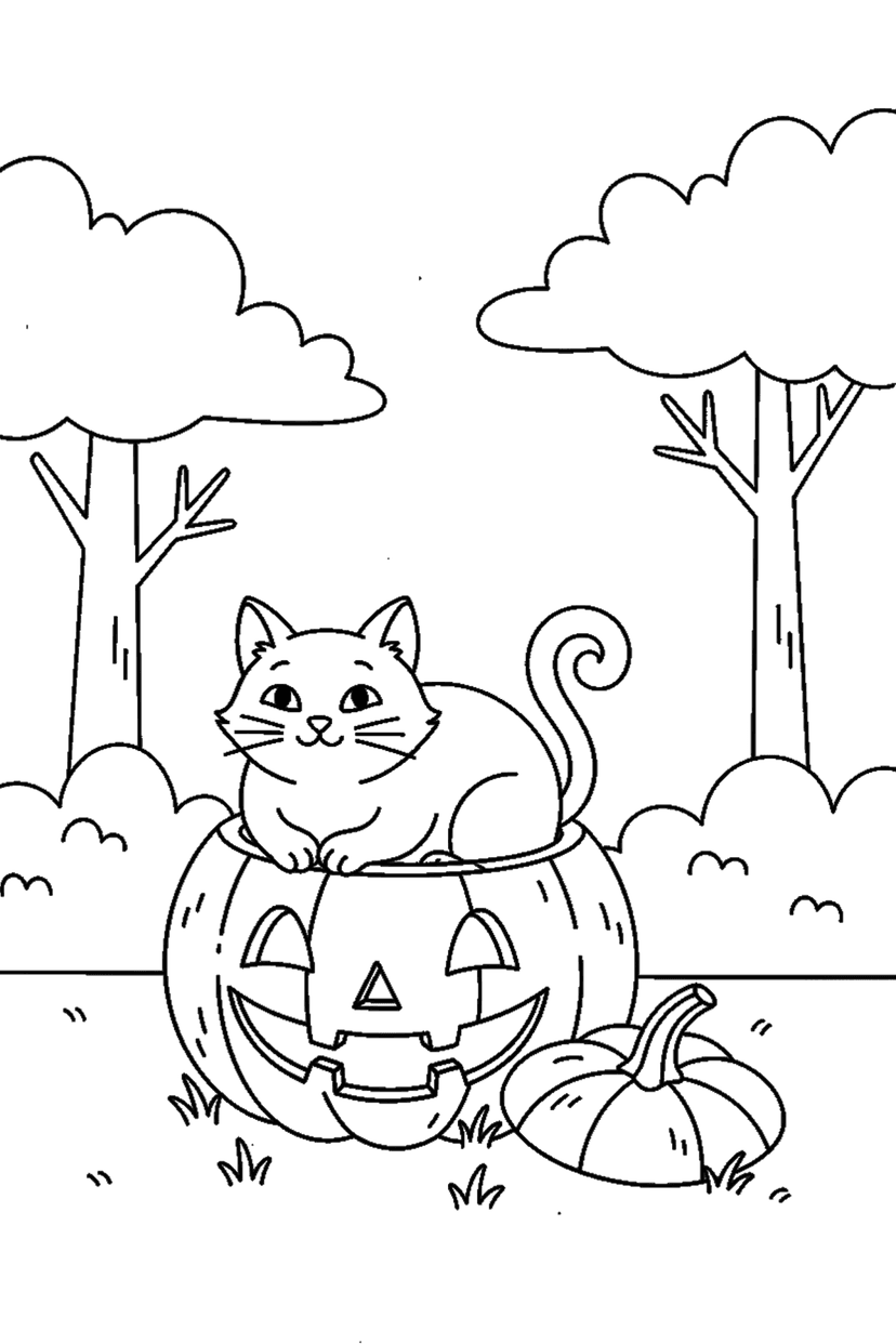 Coloriage à imprimer : Coloriages Halloween, dessin 21