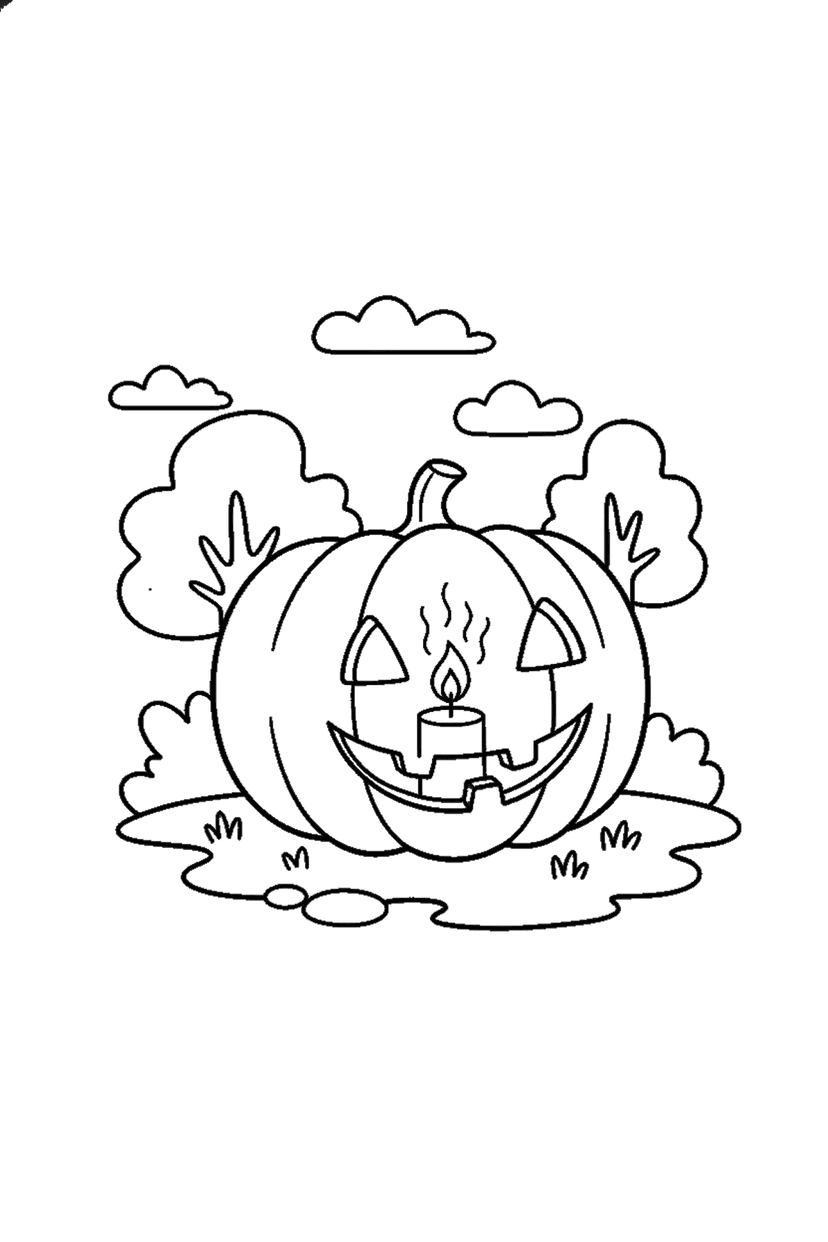 Coloriage à imprimer : Coloriages Halloween, dessin 13