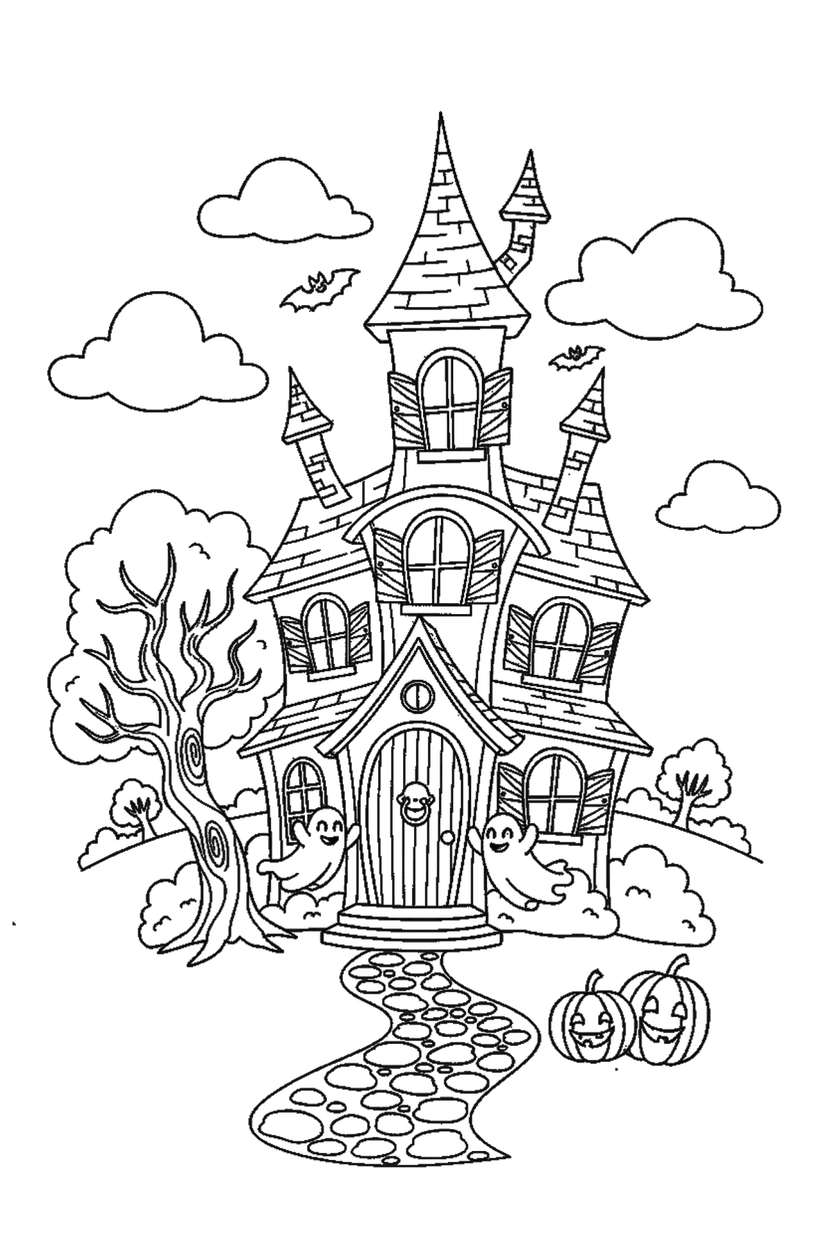 Coloriage à imprimer : Coloriages Halloween, dessin 5