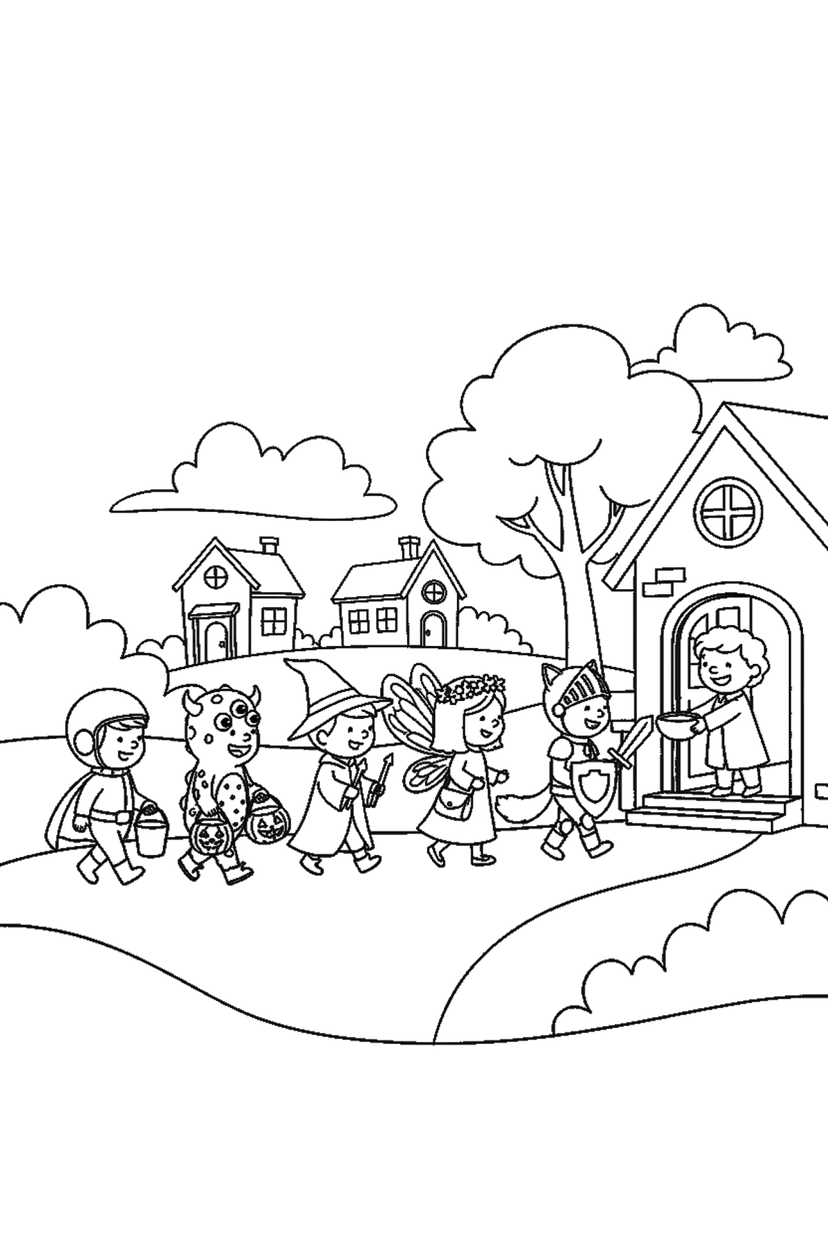 Coloriage à imprimer : Coloriages Halloween, dessin 22