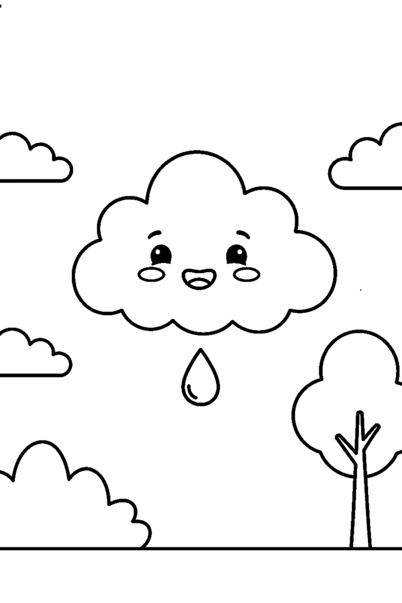 Coloriage à imprimer : Coloriages kawaii, dessin 11