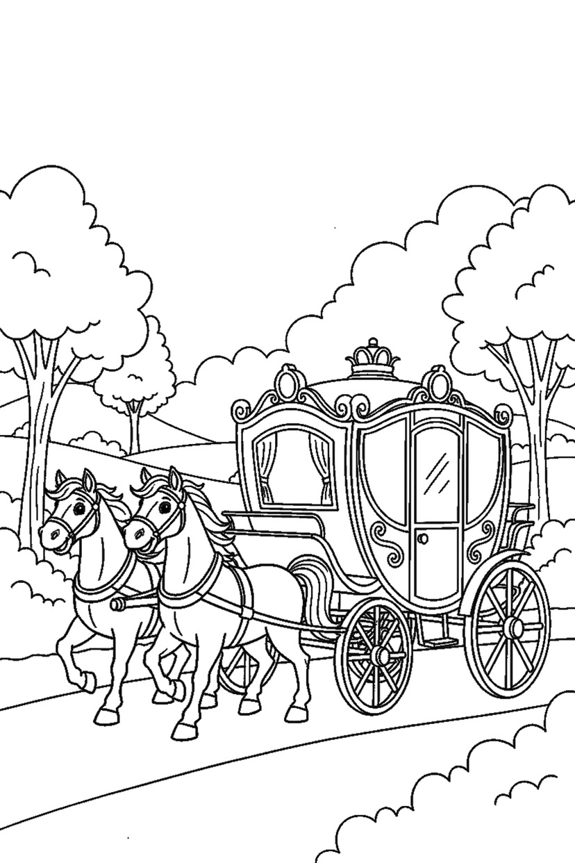 Coloriage à imprimer : Coloriages princesse, dessin 10